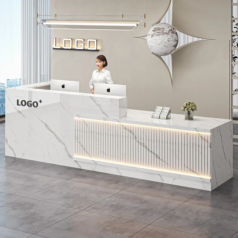 Office Furniture Bali - Cozy Salon Reception Desks Glamour Beauty
