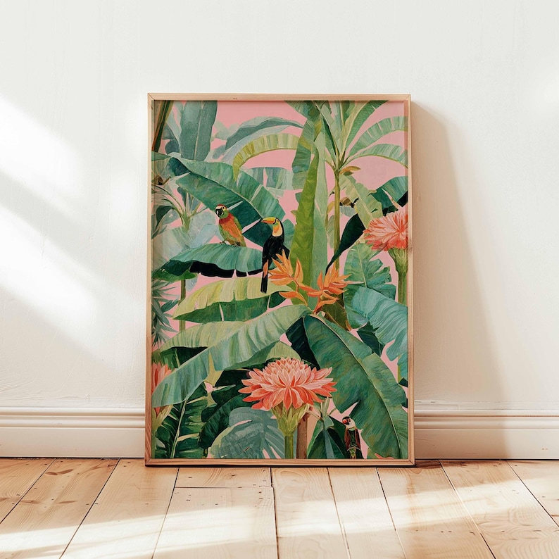 1pc Retro Tropical Canvas Post - огляд і ціна Office Furniture Warehouse