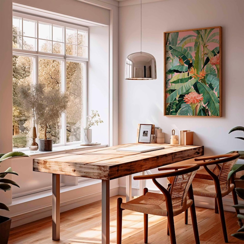 1pc Retro Tropical Canvas Post - огляд і ціна Office Furniture Warehouse