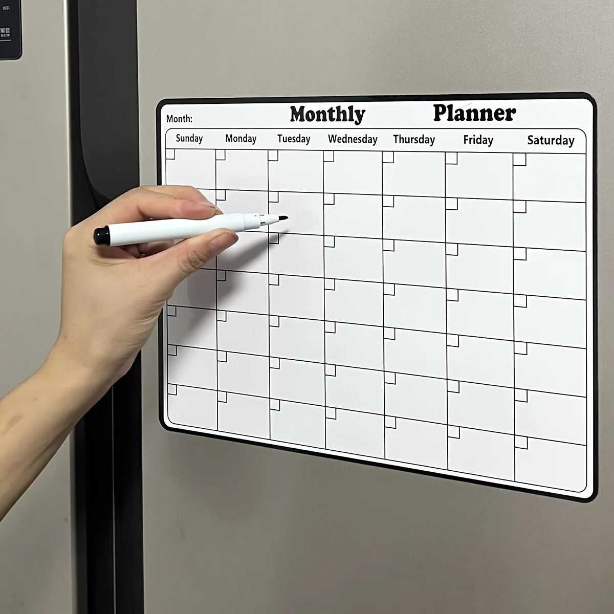 Magnetic Refrigerator Dry Eras - огляд і ціна Magnetic Whiteboard Calendar
