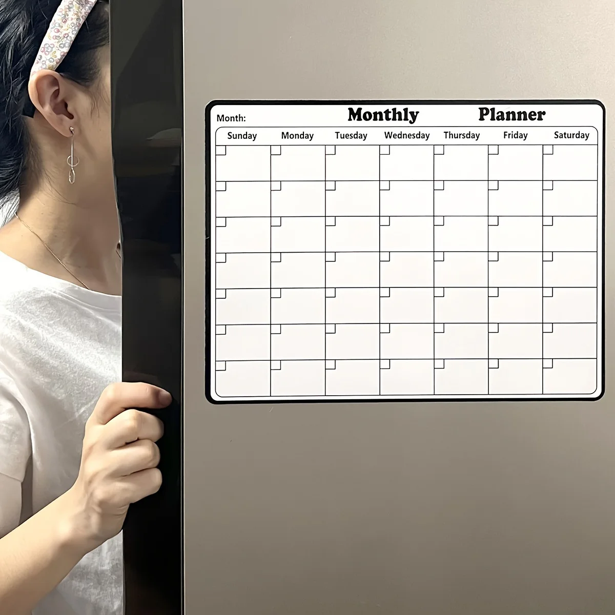 Magnetic Refrigerator Dry Eras - огляд і ціна Magnetic Whiteboard Calendar