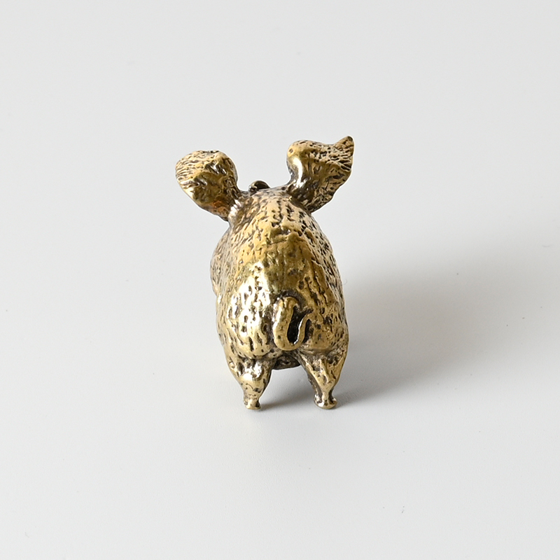 Vintage Brass Pig Small Orname - огляд і ціна Office Furniture Warehouse