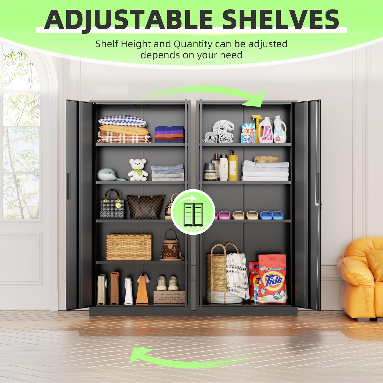 Tall Metal Storage Cabinet Org - огляд і ціна Office Furniture Warehouse
