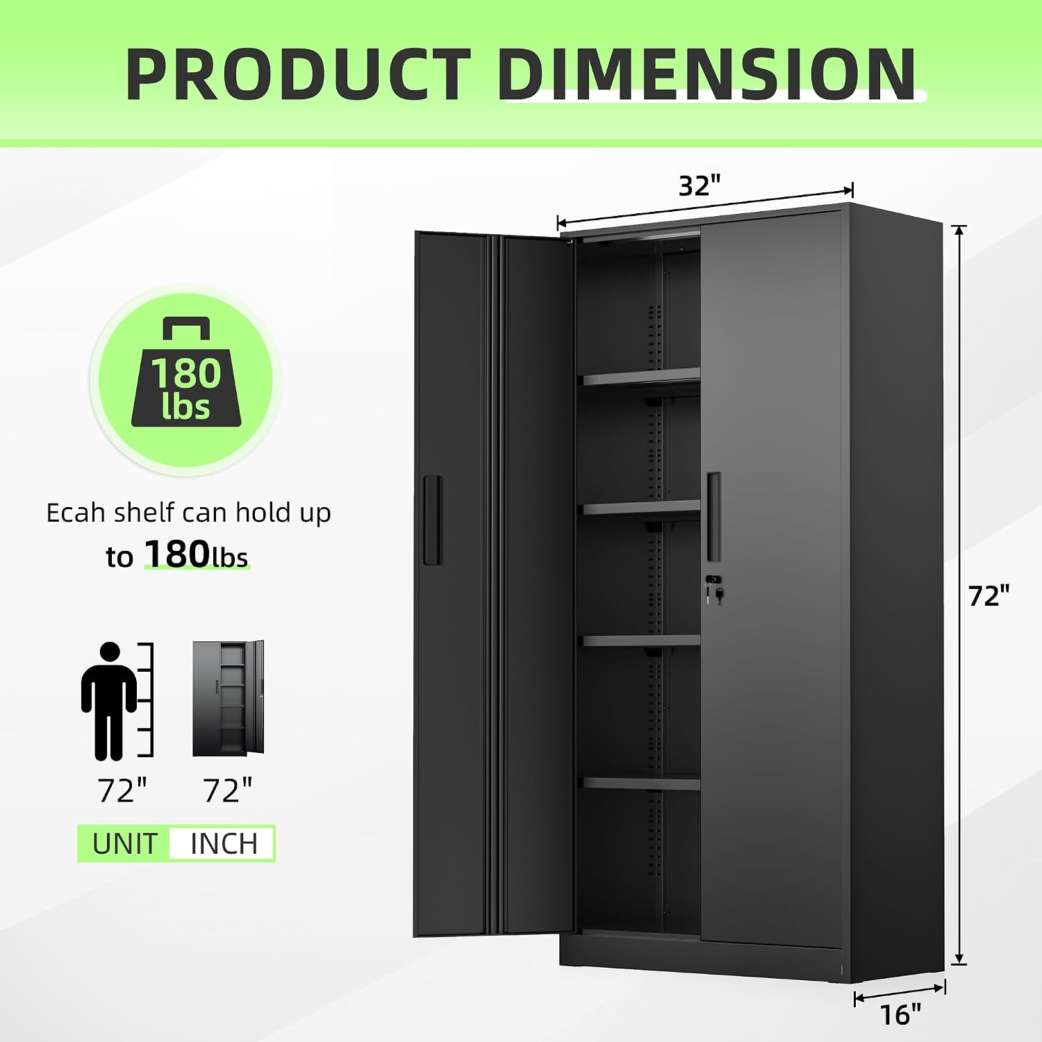 Tall Metal Storage Cabinet Org - огляд і ціна Office Furniture Warehouse