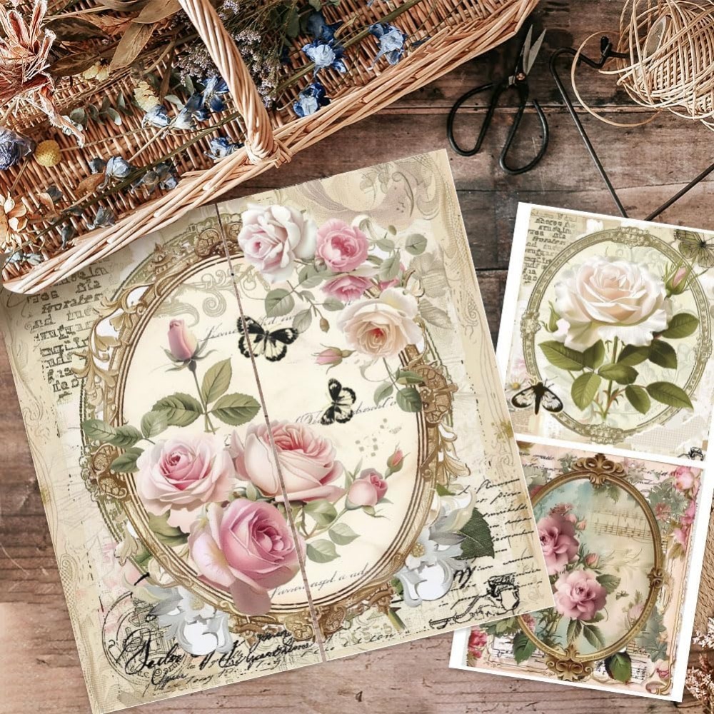 3pcs/Set Rose Rub on Transfers - огляд і ціна Office Furniture Warehouse