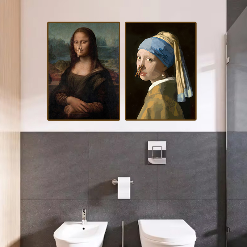 1pc Funny Abstract Bathroom To - огляд і ціна Office Furniture Warehouse