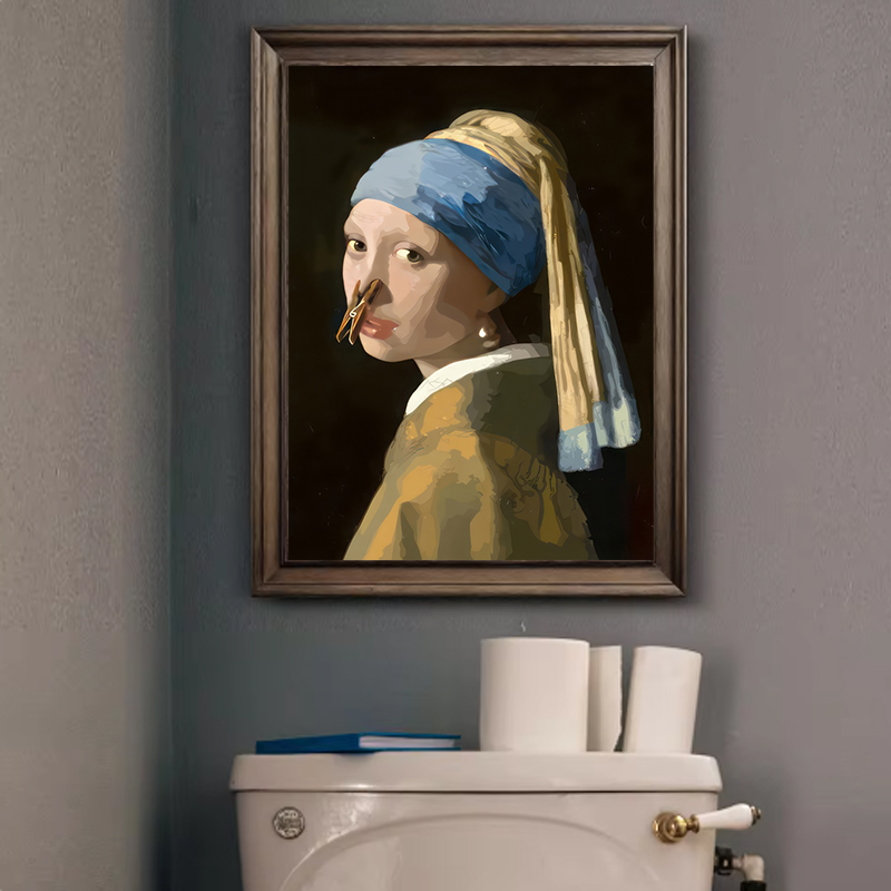 1pc Funny Abstract Bathroom To - огляд і ціна Office Furniture Warehouse