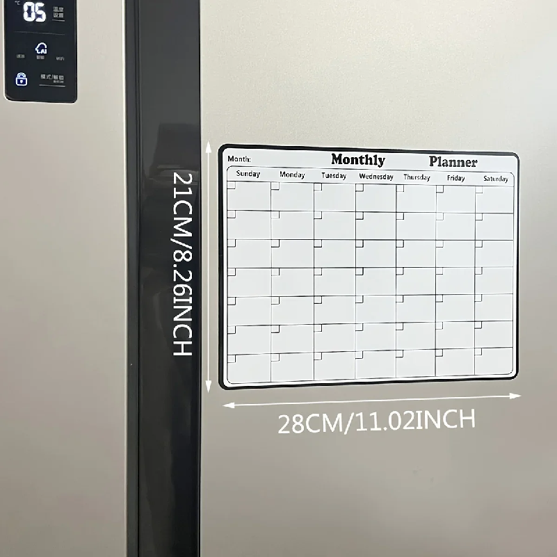 Magnetic Refrigerator Dry Eras - огляд і ціна Magnetic Whiteboard Calendar