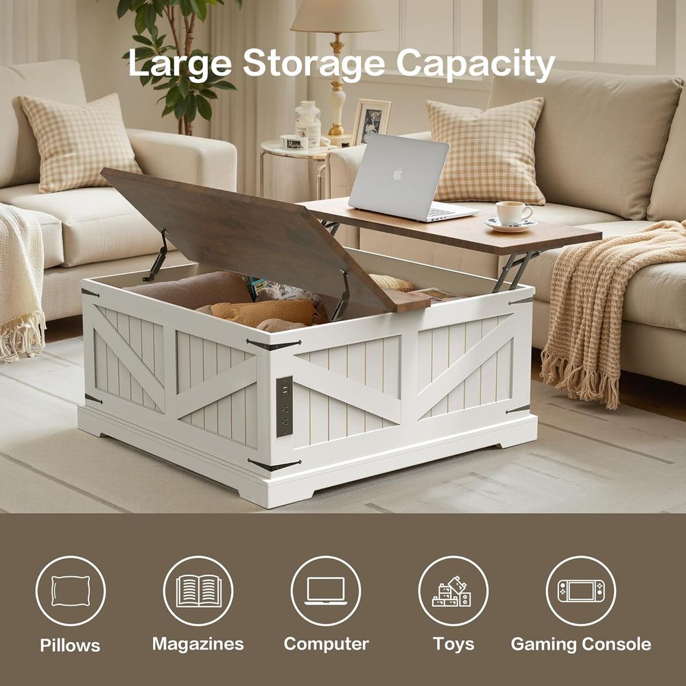 36 Lit Top Coffee Table with S - огляд і ціна Adjustable Laptop Table
